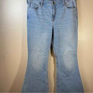 Hollister Light Denim Flare Jeans